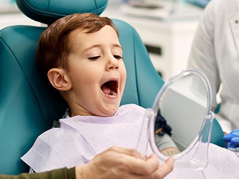 Boy at Dentist